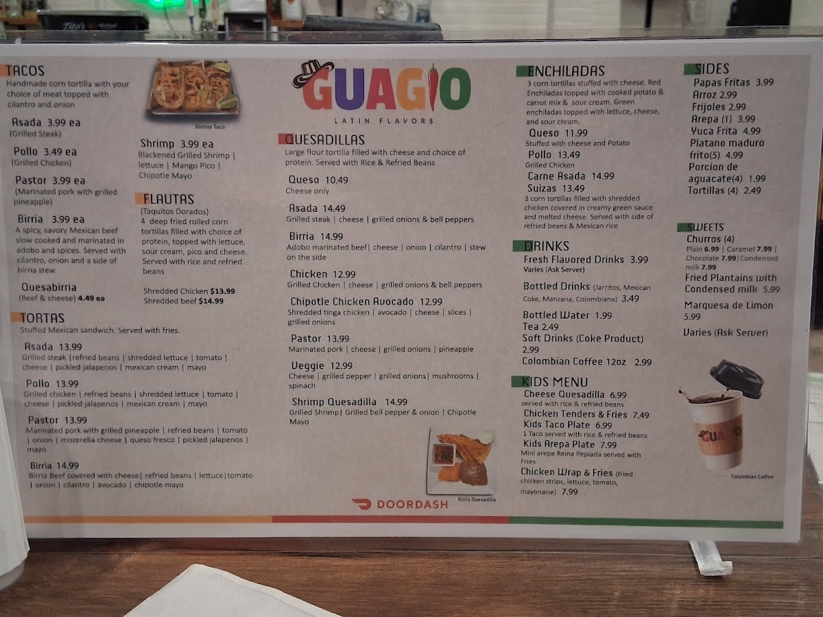Menu Guagio Latin Flavors-2