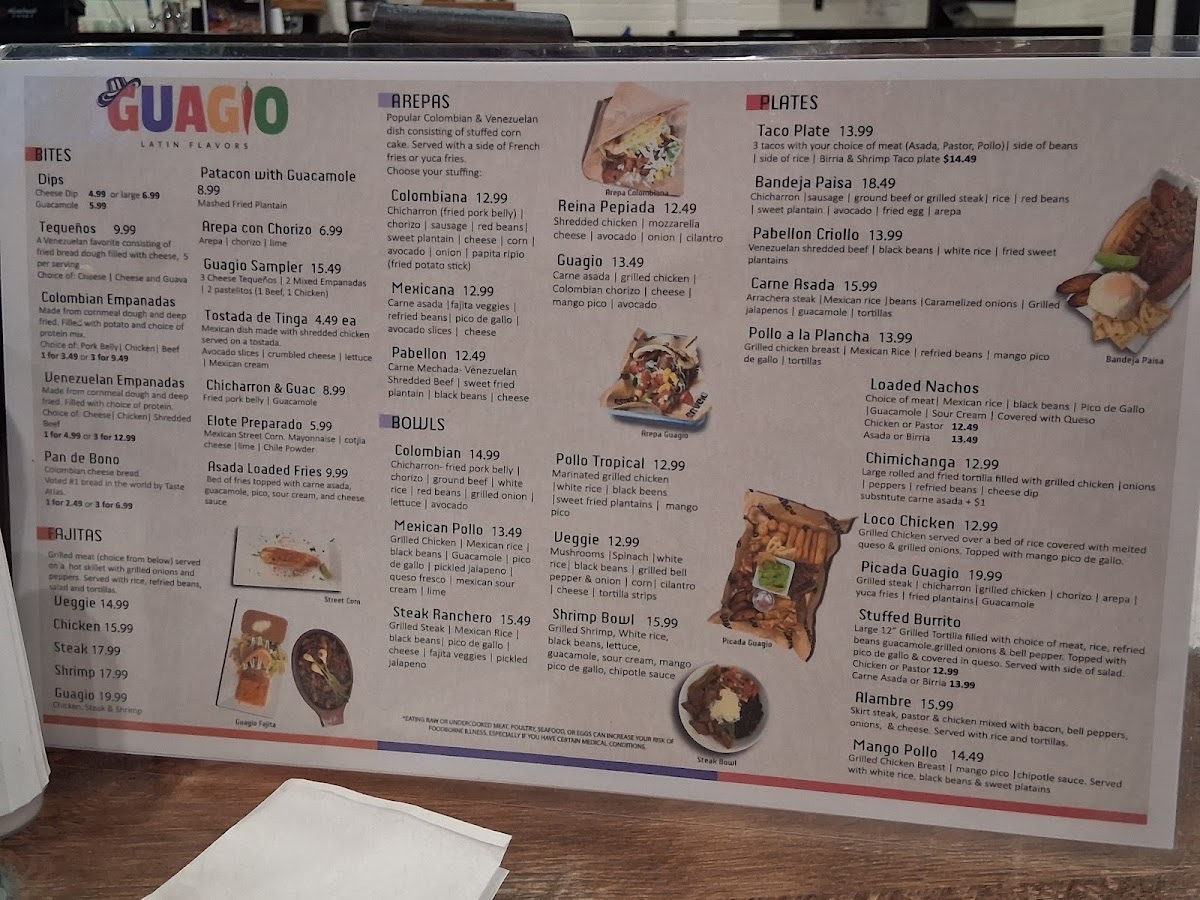 Menu Guagio Latin Flavors-4
